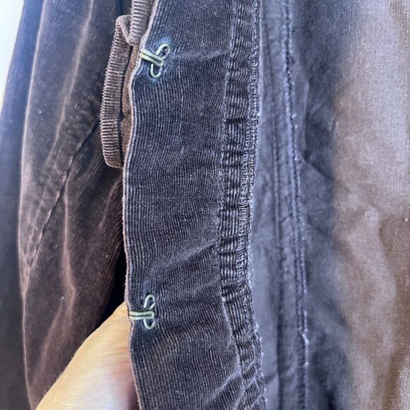 LAL Live a Little Corduroy Ruffled Front Lightweight Casual Jacket Size Medium - Picture 8 of 11